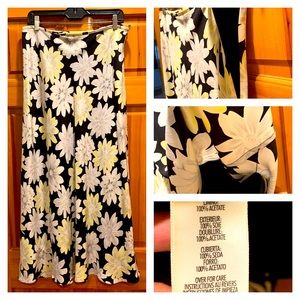 Floral maxi skirt.  Made by casual corner, size 14 women’s.